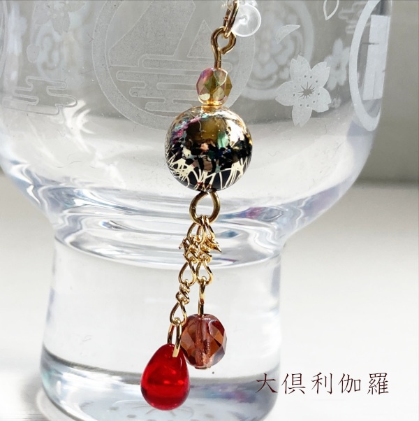 刀剣乱舞 イメージ 片耳 ピアス イヤリング 和玊ゆれる 耳飾り 樹脂ノンホールピアス