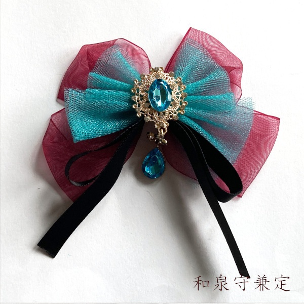 刀剣乱舞 堀川派 初期刀 沖田組 土方組 一文字 天保江戸組 イメージ  リボン 刀涼花 星結い ヘアゴム ヘアクリップ ポニーフック バッグチャーム