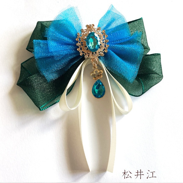 刀剣乱舞 伊達組 織田組 粟田口 源氏 貞宗 江 三日月宗近 青江 肥前忠広 イメージ リボン 刀涼花 星結い ヘアクリップ ヘアゴム ポニーフック バッグチャーム