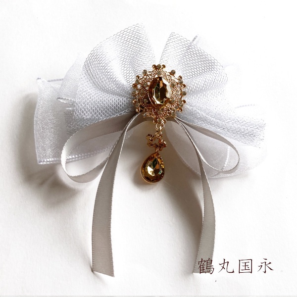 刀剣乱舞 伊達組 織田組 粟田口 源氏 貞宗 江 三日月宗近 青江 肥前忠広 イメージ リボン 刀涼花 星結い ヘアクリップ ヘアゴム ポニーフック バッグチャーム