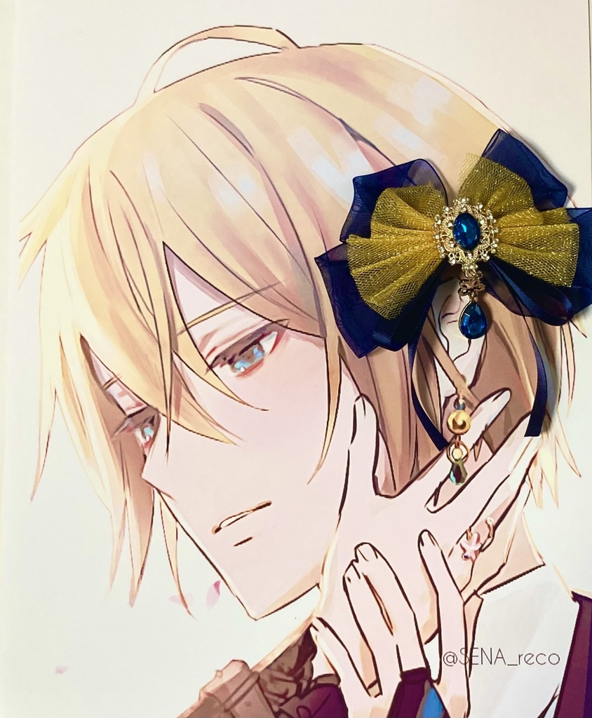 刀剣乱舞 伊達組 織田組 粟田口 源氏 貞宗 江 三日月宗近 青江 肥前忠広 イメージ リボン 刀涼花 星結い ヘアクリップ ヘアゴム ポニーフック バッグチャーム