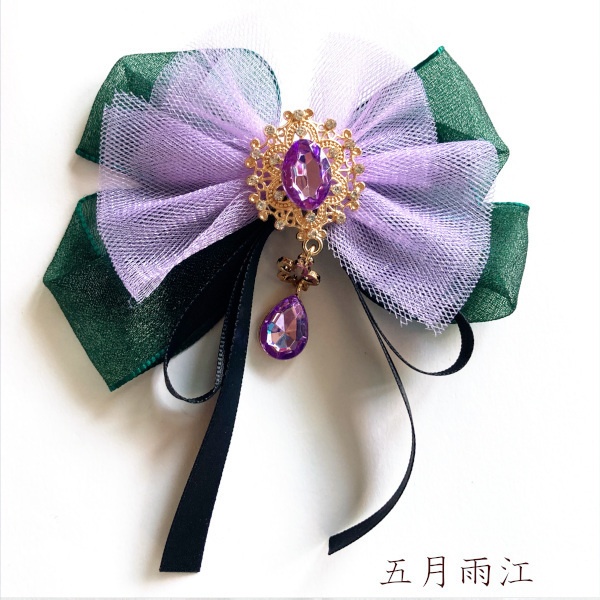 刀剣乱舞 伊達組 織田組 粟田口 源氏 貞宗 江 三日月宗近 青江 肥前忠広 イメージ リボン 刀涼花 星結い ヘアクリップ ヘアゴム ポニーフック バッグチャーム