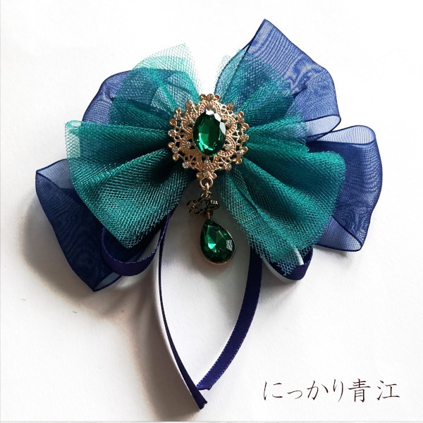 刀剣乱舞 伊達組 織田組 粟田口 源氏 貞宗 江 三日月宗近 青江 肥前忠広 イメージ リボン 刀涼花 星結い ヘアクリップ ヘアゴム ポニーフック バッグチャーム