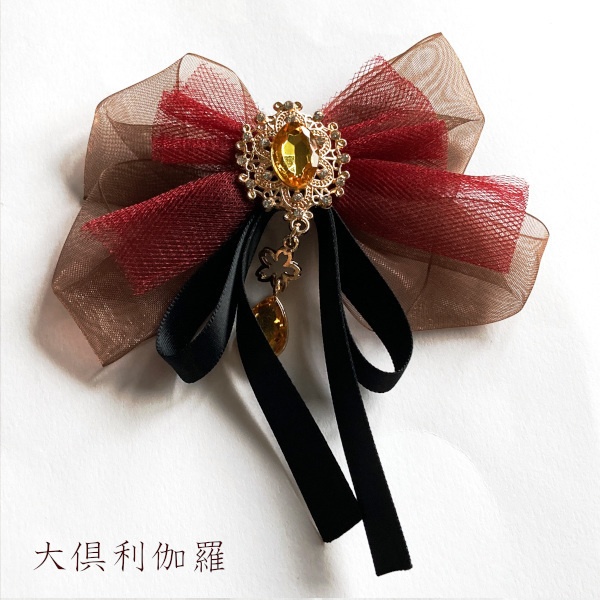 刀剣乱舞 伊達組 織田組 粟田口 源氏 貞宗 江 三日月宗近 青江 肥前忠広 イメージ リボン 刀涼花 星結い ヘアクリップ ヘアゴム ポニーフック バッグチャーム