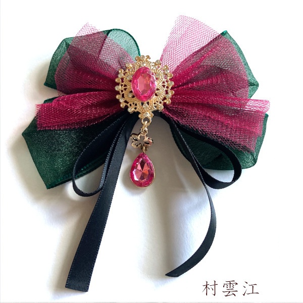 刀剣乱舞 伊達組 織田組 粟田口 源氏 貞宗 江 三日月宗近 青江 肥前忠広 イメージ リボン 刀涼花 星結い ヘアクリップ ヘアゴム ポニーフック バッグチャーム