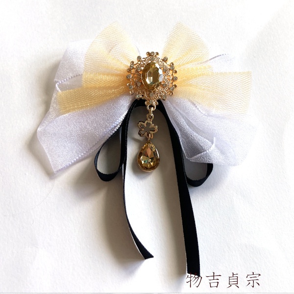 刀剣乱舞 伊達組 織田組 粟田口 源氏 貞宗 江 三日月宗近 青江 肥前忠広 イメージ リボン 刀涼花 星結い ヘアクリップ ヘアゴム ポニーフック バッグチャーム