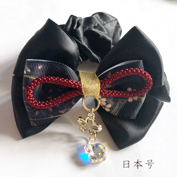 刀剣乱舞 織田組 伊達組 江 源氏 天保江戸組 貞宗 三名槍 同田貫正国 粟田口 イメージ ヘアアクセサリー さくらさくら 和風 リボン シュシュ ブレスレット