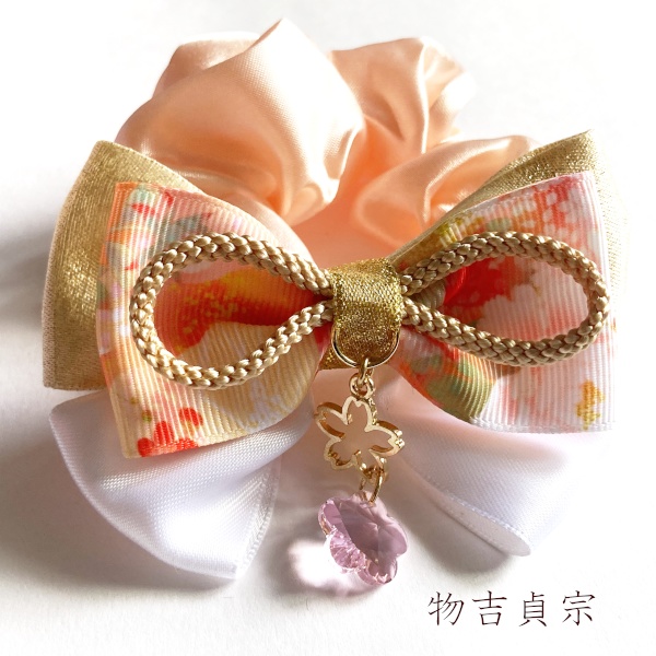 刀剣乱舞 織田組 伊達組 江 源氏 天保江戸組 貞宗 三名槍 同田貫正国 粟田口 イメージ ヘアアクセサリー さくらさくら 和風 リボン シュシュ ブレスレット