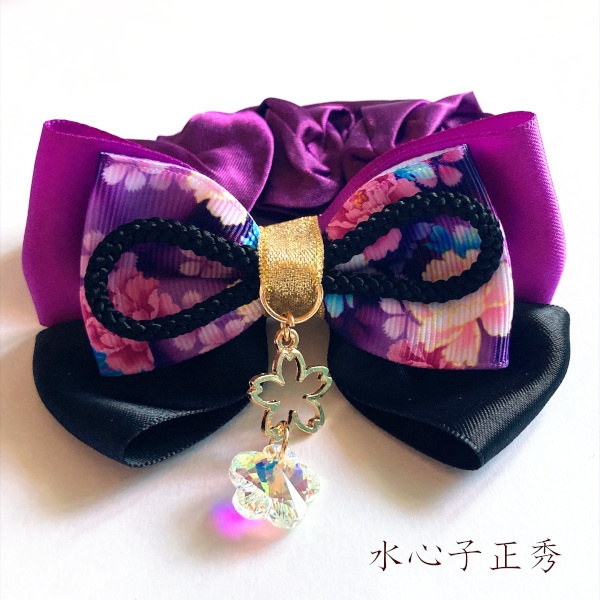 刀剣乱舞 織田組 伊達組 江 源氏 天保江戸組 貞宗 三名槍 同田貫正国 粟田口 イメージ ヘアアクセサリー さくらさくら 和風 リボン シュシュ ブレスレット