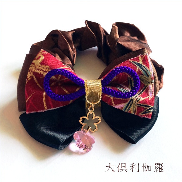 刀剣乱舞 織田組 伊達組 江 源氏 天保江戸組 貞宗 三名槍 同田貫正国 粟田口 イメージ ヘアアクセサリー さくらさくら 和風 リボン シュシュ ブレスレット