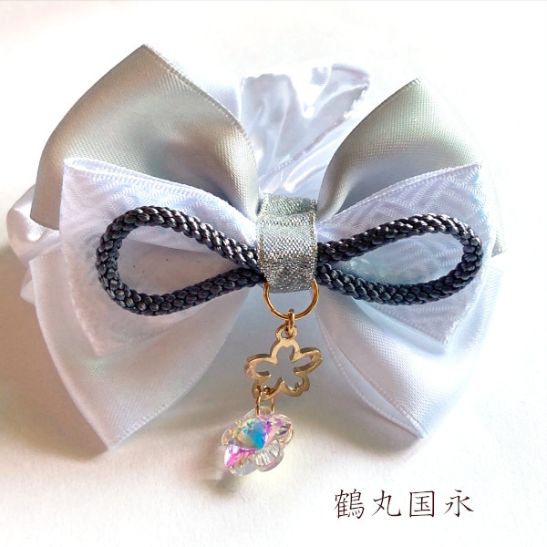 刀剣乱舞 織田組 伊達組 江 源氏 天保江戸組 貞宗 三名槍 同田貫正国 粟田口 イメージ ヘアアクセサリー さくらさくら 和風 リボン シュシュ ブレスレット