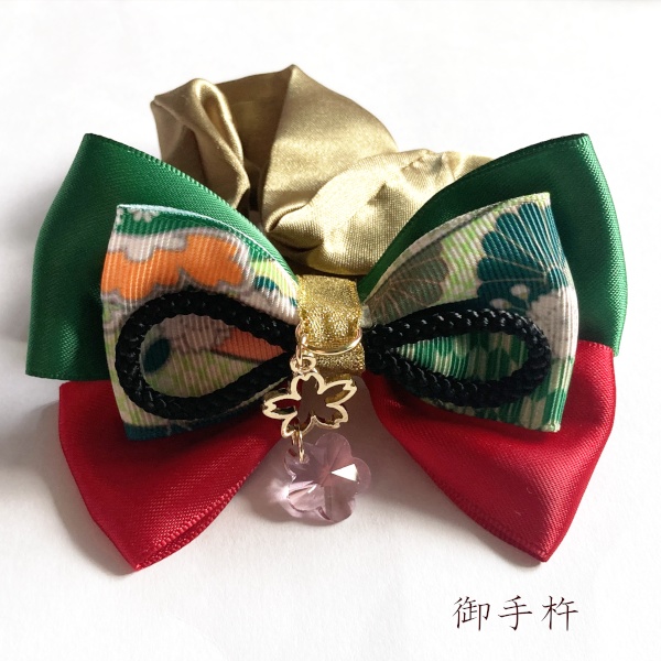 刀剣乱舞 織田組 伊達組 江 源氏 天保江戸組 貞宗 三名槍 同田貫正国 粟田口 イメージ ヘアアクセサリー さくらさくら 和風 リボン シュシュ ブレスレット