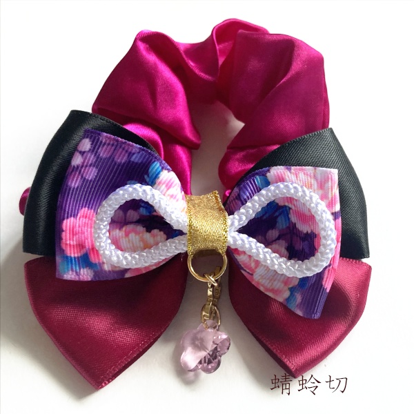 刀剣乱舞 織田組 伊達組 江 源氏 天保江戸組 貞宗 三名槍 同田貫正国 粟田口 イメージ ヘアアクセサリー さくらさくら 和風 リボン シュシュ ブレスレット
