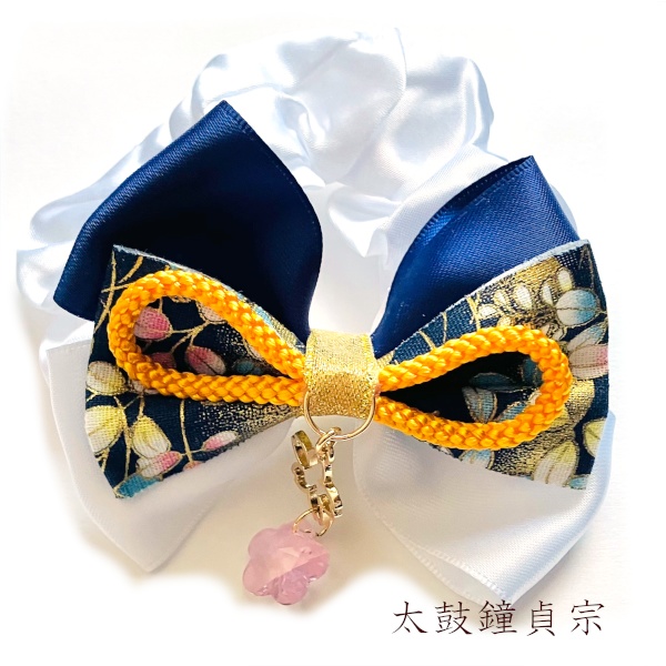 刀剣乱舞 織田組 伊達組 江 源氏 天保江戸組 貞宗 三名槍 同田貫正国 粟田口 イメージ ヘアアクセサリー さくらさくら 和風 リボン シュシュ ブレスレット