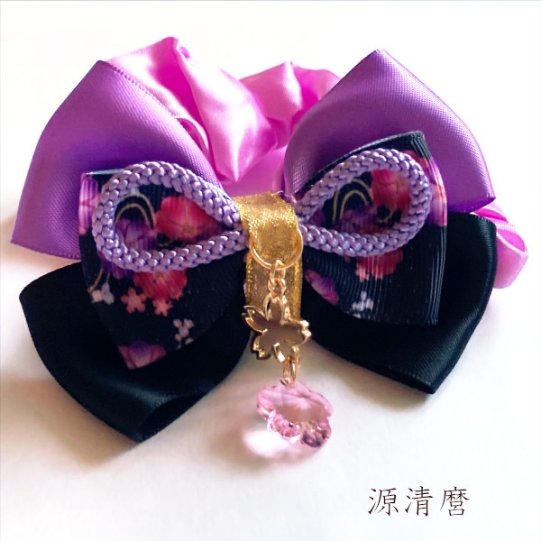 刀剣乱舞 織田組 伊達組 江 源氏 天保江戸組 貞宗 三名槍 同田貫正国 粟田口 イメージ ヘアアクセサリー さくらさくら 和風 リボン シュシュ ブレスレット