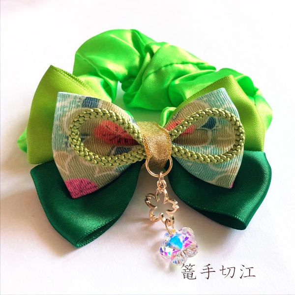 刀剣乱舞 織田組 伊達組 江 源氏 天保江戸組 貞宗 三名槍 同田貫正国 粟田口 イメージ ヘアアクセサリー さくらさくら 和風 リボン シュシュ ブレスレット