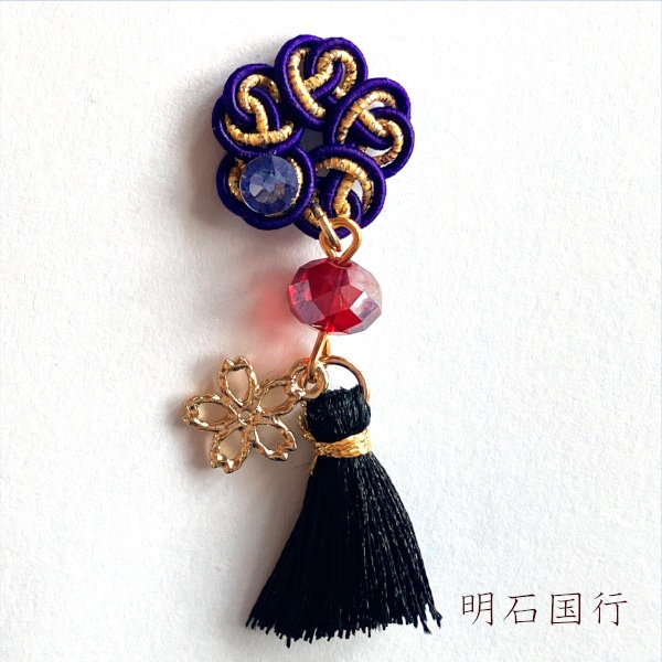 刀剣乱舞 イメージ 織田組 伊達組 江 源氏 天保江戸組  来派 粟田口 チャーム ストラップ 片耳 ピアス ノンホールピアス さくら結いたっせる