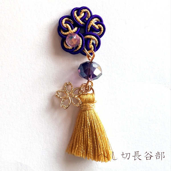 刀剣乱舞 イメージ 織田組 伊達組 江 源氏 天保江戸組  来派 粟田口 チャーム ストラップ 片耳 ピアス ノンホールピアス さくら結いたっせる