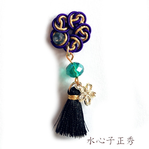 刀剣乱舞 イメージ 織田組 伊達組 江 源氏 天保江戸組  来派 粟田口 チャーム ストラップ 片耳 ピアス ノンホールピアス さくら結いたっせる