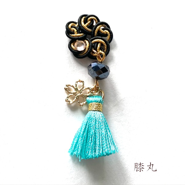 刀剣乱舞 イメージ 織田組 伊達組 江 源氏 天保江戸組  来派 粟田口 チャーム ストラップ 片耳 ピアス ノンホールピアス さくら結いたっせる