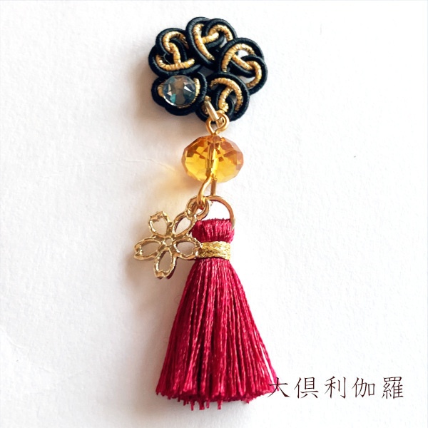 刀剣乱舞 イメージ 織田組 伊達組 江 源氏 天保江戸組  来派 粟田口 チャーム ストラップ 片耳 ピアス ノンホールピアス さくら結いたっせる