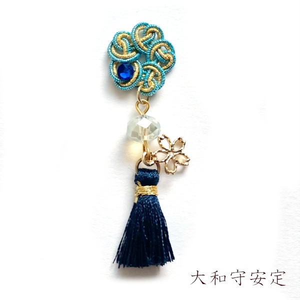 刀剣乱舞 イメージ 初期刀 沖田組 土方組 一文字 肥前忠広 青江 三条 チャーム ストラップ 片耳 ピアス ノンホールピアス さくら結いたっせる