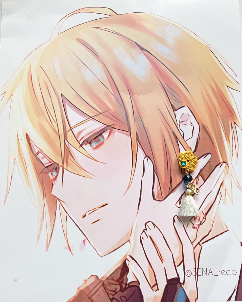 刀剣乱舞 イメージ 初期刀 沖田組 土方組 一文字 肥前忠広 青江 三条 チャーム ストラップ 片耳 ピアス ノンホールピアス さくら結いたっせる