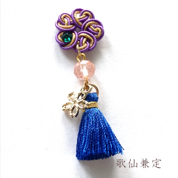 刀剣乱舞 イメージ 初期刀 沖田組 土方組 一文字 肥前忠広 青江 三条 チャーム ストラップ 片耳 ピアス ノンホールピアス さくら結いたっせる