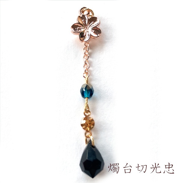 刀剣乱舞 イメージ 織田組 伊達組 江 天保江戸組 片耳 ピアス ノンホールピアス さくらきらしずく