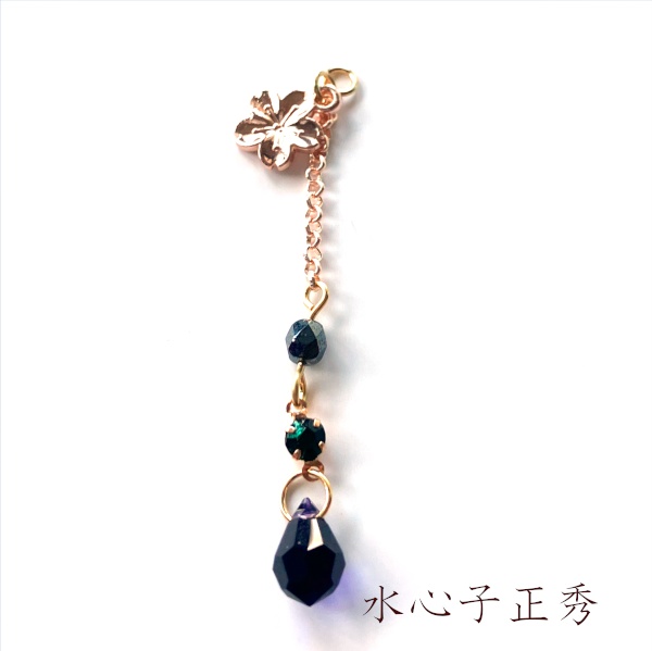 刀剣乱舞 イメージ 織田組 伊達組 江 天保江戸組 片耳 ピアス ノンホールピアス さくらきらしずく