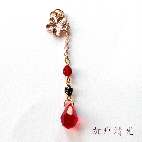 刀剣乱舞 イメージ 初期刀 堀川 沖田組 土方組 兼定 一文字 肥前忠広 古備前 片耳 ピアス ノンホールピアス さくらきらしずく