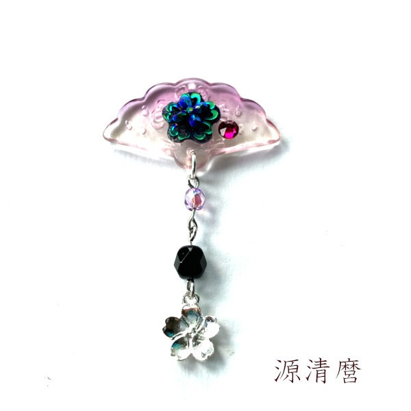 刀剣乱舞 イメージ 刀花扇 チャーム ストラップ 片耳 ピアス ノンホールピアス ヘアピン