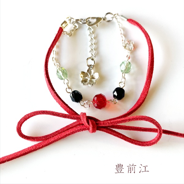 刀剣乱舞 イメージ re :結い紐 スエード リボン ブレスレット