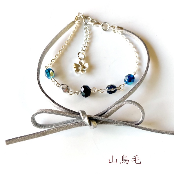 刀剣乱舞 イメージ re :結い紐 スエード リボン ブレスレット