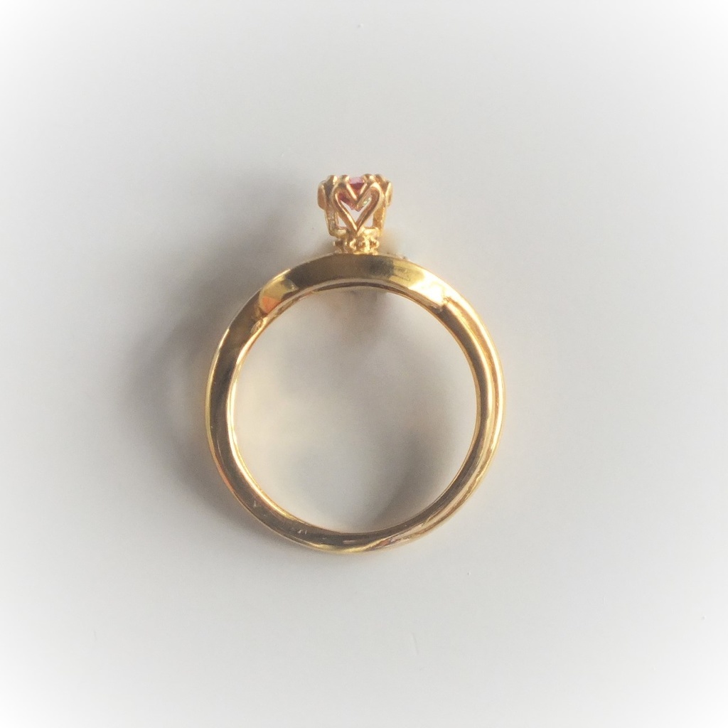 ハートセッティングリング