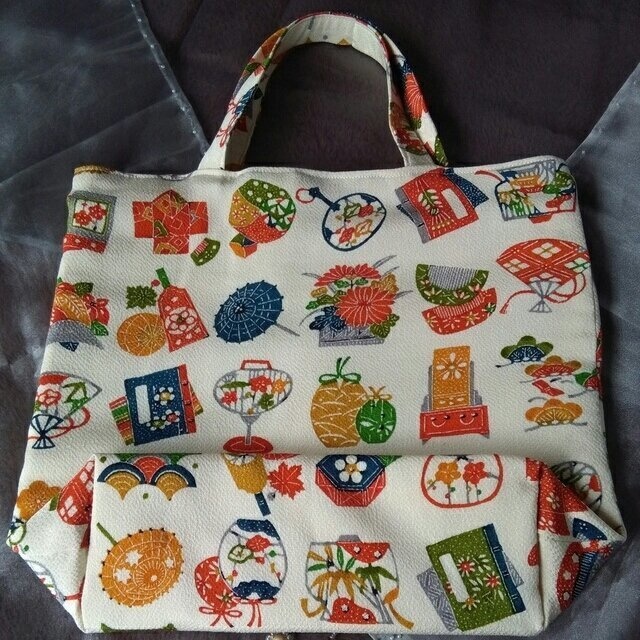じゅげむママの手作り和柄バッグ
