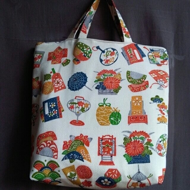 じゅげむママの手作り和柄バッグ