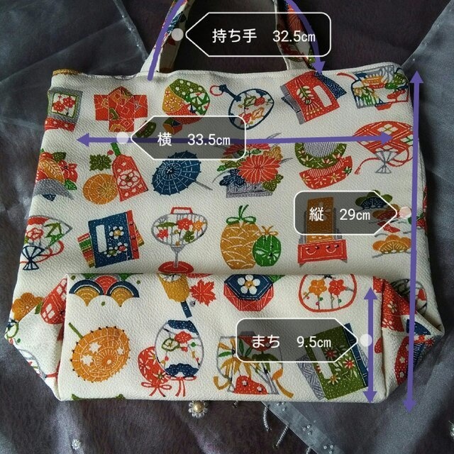 じゅげむママの手作り和柄バッグ