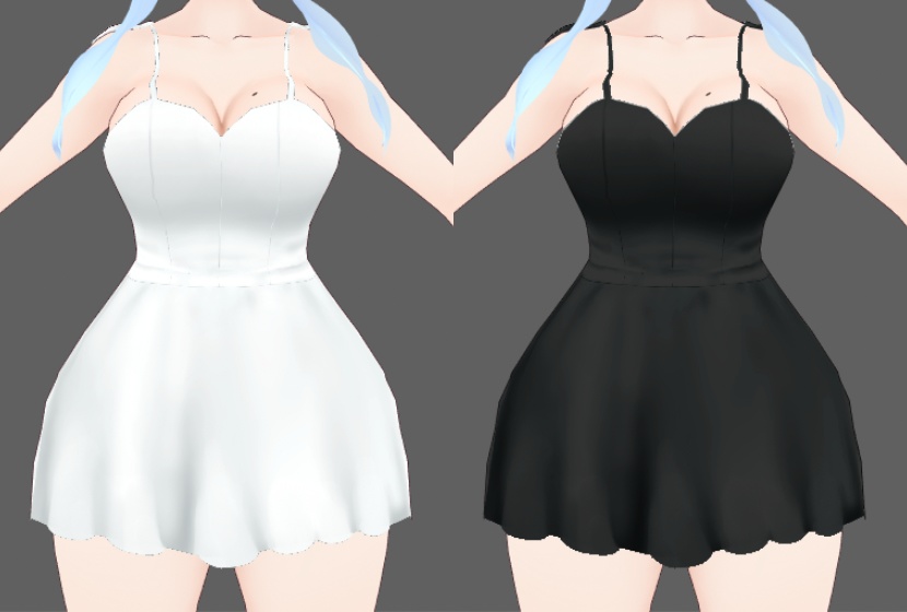 (Free) Vroid Angel Wing Dress Texture