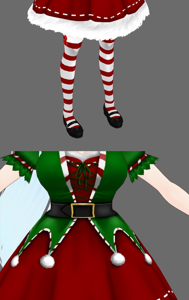 VRoid Christmas Holiday Dress - クリスマス・ホリデー・ドレス