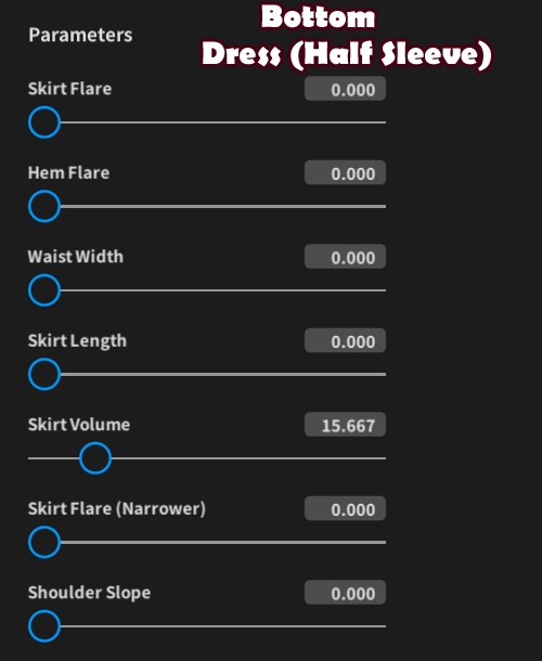 VRoid Stable Valentine's Day Dress - (ヴイロイド ステイブル バレンタイン ワンピース