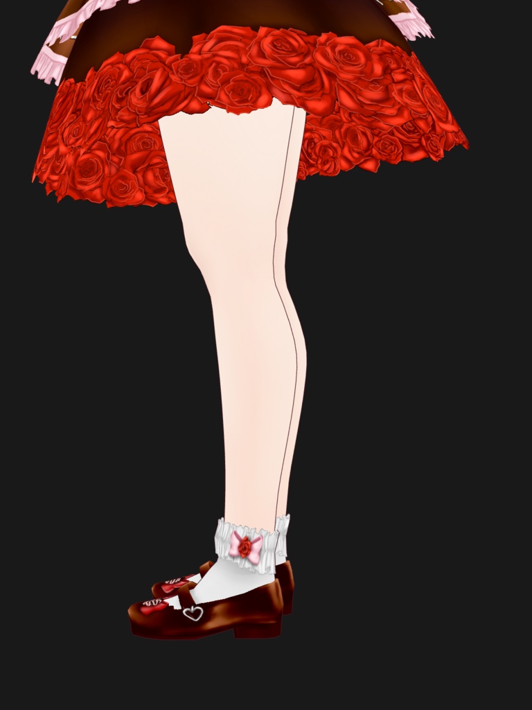 VRoid Stable Valentine's Day Dress - (ヴイロイド ステイブル バレンタイン ワンピース