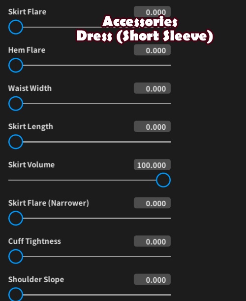 VRoid Stable Valentine's Day Dress - (ヴイロイド ステイブル バレンタイン ワンピース