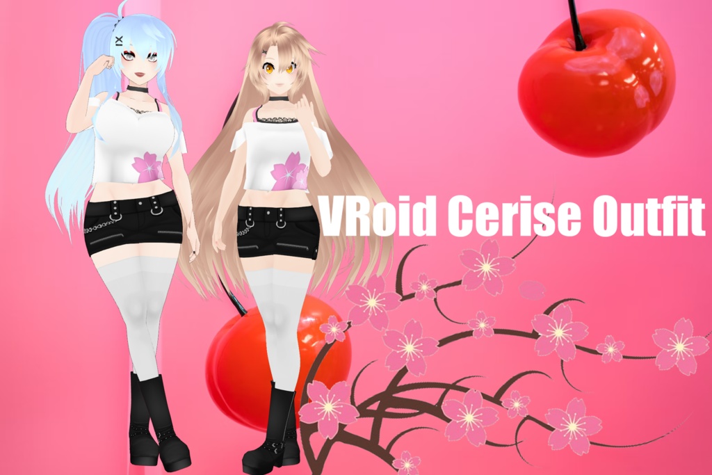 VRoid Cerise Outfit | VRoid セリーズ・アウトフィット