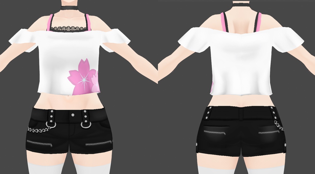 VRoid Cerise Outfit | VRoid セリーズ・アウトフィット