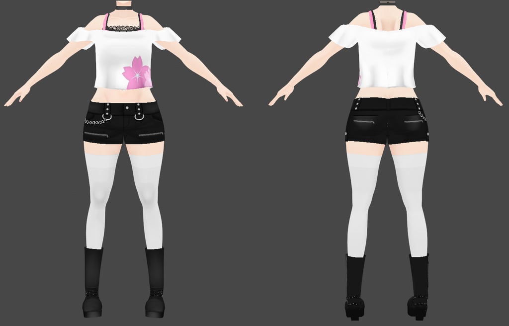 VRoid Cerise Outfit | VRoid セリーズ・アウトフィット