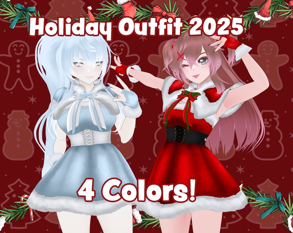 VRoid Holiday Outfit 2025 | VRoidホリデー衣装2025