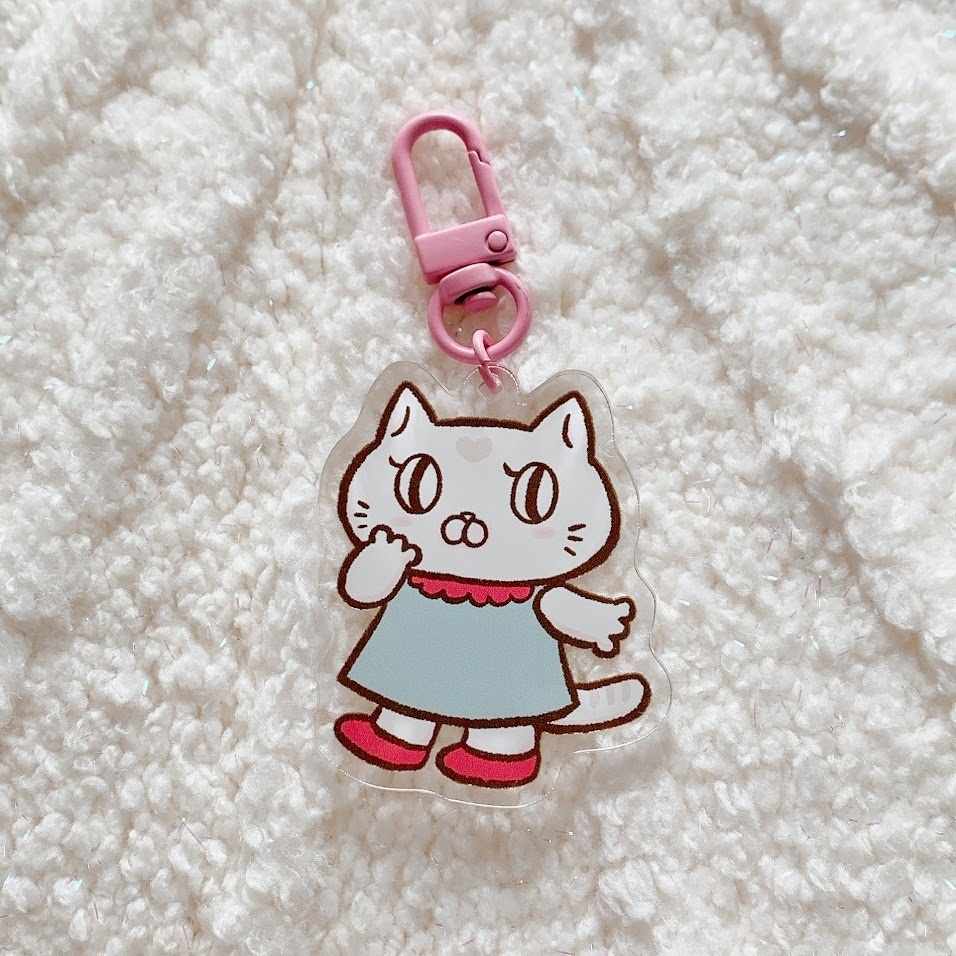 パニックねこのパニーちゃん　アクリルキーホルダー