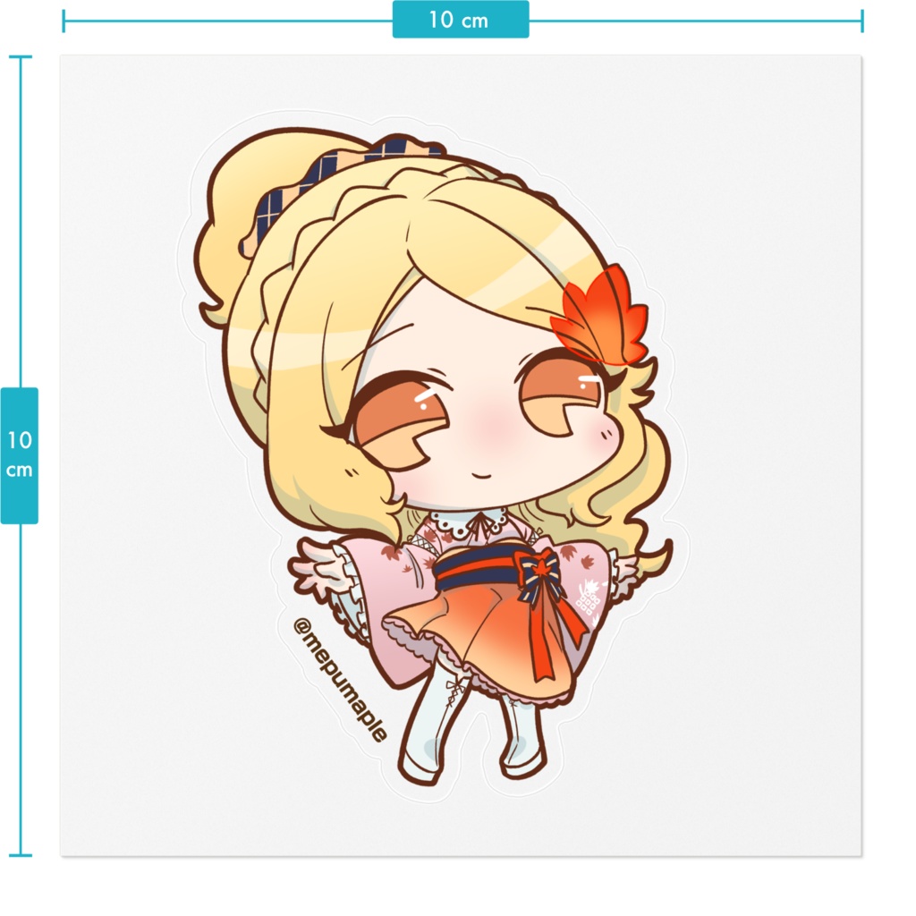 【めぷ】1周年記念ステッカー【typeB】