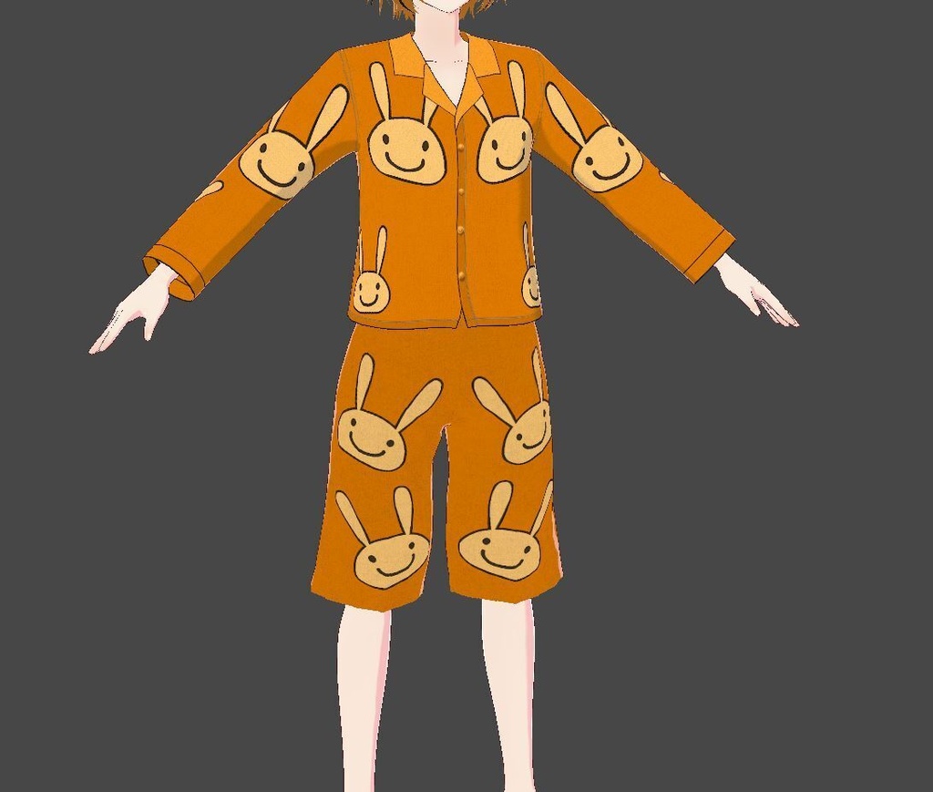 [VROID][FREE] Bunny pajama set ( Nemurin inspired)